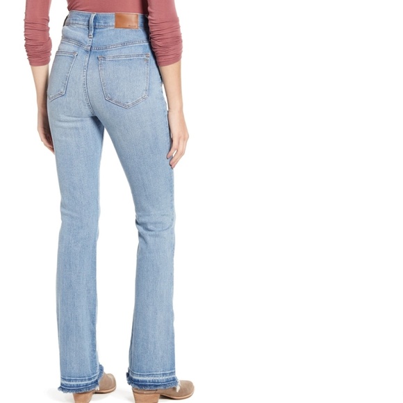 Madewell High waisted skinny flare denim jeans 29 - Picture 3 of 8